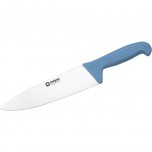 Stalgast Küchenmesser, HACCP, Griff blau, Stahlklinge 26,5 cm