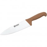 Stalgast Küchenmesser, HACCP, Griff braun, Stahlklinge 26,5 cm