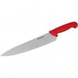 Stalgast Kochmesser, HACCP, Griff rot, Edelstahlklinge 25 cm