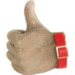 Stechschutzhandschuh, Kennung rot, Größe M