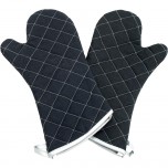 Küchenhandschuhe, zwei Finger, hitzebeständig bis 230 °C, Länge 43 cm