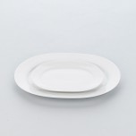 Serie Apulia D Platte mit Fahne oval 220 x 155 mm