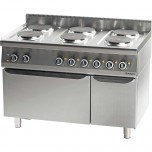 Elektro-Herd mit Backofen (GN 2/1) Serie 700 - 6-Platten (6x2,6)