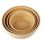 Auflaufform oval, Farbton Natur 180 x 125 x 60 mm
