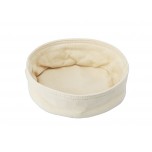 Brottasche rund, beige, Ø 170 mm