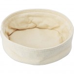 Brottasche oval, beige, 200 x 150 x 70 mm (BxTxH)