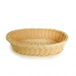 Tisch- und Buffetkorb oval, stabiles Geflecht, Polypropylen, 380 x 270 x 90 mm (BxTxH)