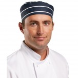 Whites Skull Cap Kochmütze blau weiß gestreift