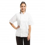 Whites Vegas Kochjacke kurzärmelig weiß M