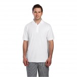 Unisex Poloshirt weiß L