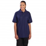 Unisex Poloshirt marineblau L