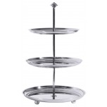 Petits-Fours-Etagere mit 3 Ebenen Ø 20- 22,5 -25 cm