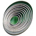 Ausstechform oval, glatt,9-tlg 