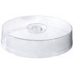 Flache Tortenhaube, klar 30 cm 