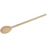 Holz-Kochlöffel 25 cm, oval extra stark
