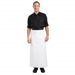 Whites Bistroschürze weiß lang