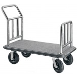 Gepäckwagen, Edelstahl, grau 