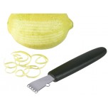 Zitronenschaber/Fadenschneider mit schwarzem PA-Griff
