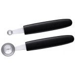 Kugelausstecher rund 10 mm, mit schwarzem