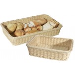 Polyrattan-Korb, eckig 40 cm 