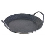 Servierpfanne 20 cm schmiedeeisern, zwei Griffe