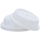 Tellerglocke 21 cm  weiß 