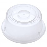 Tellerglocke,transparent-weiss Polypropylen für Teller 19 cm,