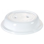 Tellerglocke 25,3 cm weiß ohne Griffloch,