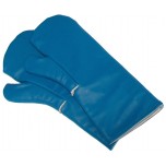 Paar Kältehandschuh aus blauem Polyurethan