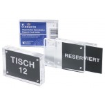 Acryl-Kartenhalter, magnetisch 