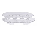 Einlegeboden 1/2, gelocht Polycarbonat