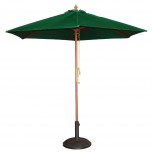 Bolero runder Sonnenschirm 2,5m grün