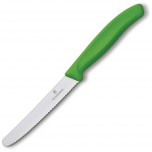 Victorinox Tomatenmesser mit Wellenschliff grün 11cm