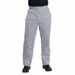 Whites Unisex Kochhose Vegas schwarz weiß kleinkariert L