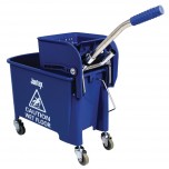 Jantex Moppeimer mit Mopppresse blau 20L