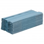 Jantex C-gefaltete Handtücher blau 1-lagig