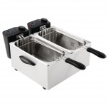 Caterlite Doppelfritteuse Tischmodell für leichte Nutzung 2x 3,5L