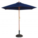 Bolero runder Sonnenschirm 2,5m marineblau
