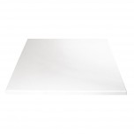 Bolero Tischplatte viereckig weiß 60cm