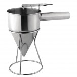 Vogue Fondanttrichter Edelstahl 1,3L