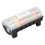 Vogue Etikettenset auflösbar 2,5cm mit Spender
