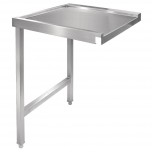 Vogue Tisch für Haubenspülmaschine links 60cm