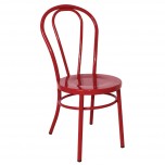 Bolero Marine Stahlstuhl rot