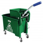 Jantex Moppeimer mit Mopppresse grün 20L