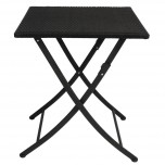 Bolero klappbarer Rattantisch viereckig 60cm