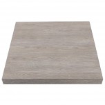 Bolero Tischplatte Vintage Holz viereckig 60cm