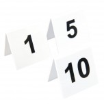 Olympia Tischnummernschilder 1-10
