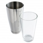 Boston Shaker und Glas