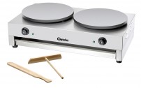 Crépe Backgerät, 2 Platten, 400mm