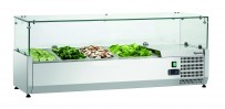 Kühlaufsatzvitrine GL3 3x1/3+1x1/2GN